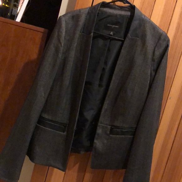 Dark Gray Business Blazer - Picture 2 of 5